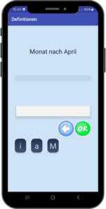 AphasiaAid Definitions-Übung - Schlaganfall-Reha-App hilft Patienten Wortbedeutungen zuzuordnen und Sprachverständnis wiederaufzubauen
