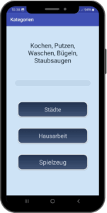 AphasiaAid Kategorien-Übung - Aphasie-Therapie App zum Sortieren von Wörtern nach Themen für semantisches Gedächtnis nach Hirnverletzung